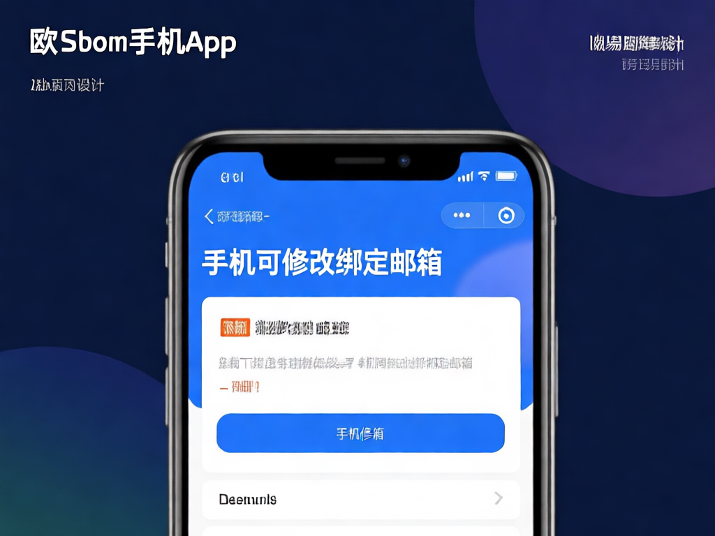 欧交易所APP邮箱修改界面示意图